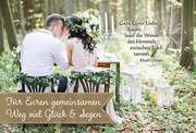 Khalil Gibran - Faltkarte: Für Euren gemeinsamen Weg viel Glück & Segen Faltkarte: Für Euren gemeinsamen Weg viel Glück & Segen