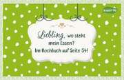 Reinhard Engeln - Kräuter-Dip-Postkarte - Liebling, wo steht mein Essen? Kräuter-Dip-Postkarte - Liebling, wo steht mein Essen?