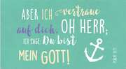 Wandschmuckschild - Aber ich vertraue auf dich, ... Wandschmuckschild - Aber ich vertraue auf dich, ...