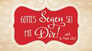 Schokoladengrüße "Gottes Segen sei mit Dir" (40g) Schokoladengrüße "Gottes Segen sei mit Dir" (40g)
