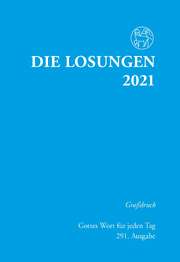 Losungen 2021 hellblau, Großdruck Losungen 2021 hellblau, Großdruck