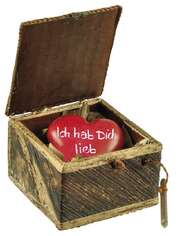 Geschenk-Box mit Herz - Ich hab dich lieb Geschenk-Box mit Herz - Ich hab dich lieb