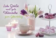 Faltkarte: Liebe Grüße - Geburtstag Faltkarte: Liebe Grüße - Geburtstag