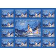 Aufkleber-Gruß-Karten: Wundervolle, gesegnete Weihnachten 12 Stück Aufkleber-Gruß-Karten: Wundervolle, gesegnete Weihnachten 12 Stück