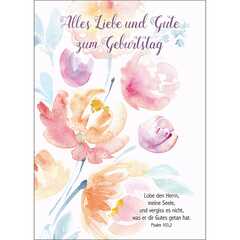Postkarten: Alles Liebe und Gute, 4 Stück Postkarten: Alles Liebe und Gute, 4 Stück
