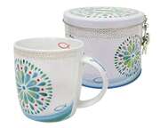Tasse "Jesus ist in unserer Mitte" mit Spardose Tasse "Jesus ist in unserer Mitte" mit Spardose