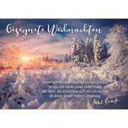 Dietrich Bonhoeffer - Postkarten: Gesegnete Weihnachten, 4 Stück Postkarten: Gesegnete Weihnachten, 4 Stück