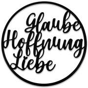 Wandbild "Glaube Hoffnung Liebe" Wandbild "Glaube Hoffnung Liebe"