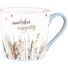 Tasse "wunderbar und einzigartig"