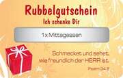 Rubbelgutschein - "Mittagessen" Rubbelgutschein - "Mittagessen"