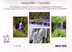 Faltkartenbox Wasserfälle, 4 Stück