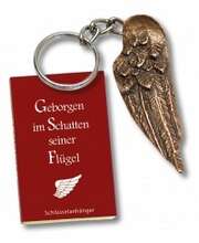 Schlüsselanhänger Geborgen im Schatten seiner Flügel Schlüsselanhänger Geborgen im Schatten seiner Flügel