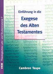 Einführung in die Exegese des Alten Testaments