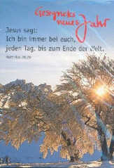 Postkartenserie Gesegnetes neues Jahr - 12 Stück Postkartenserie Gesegnetes neues Jahr - 12 Stück
