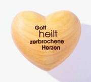 Handschmeichler Herz "Gott heilt zerbrochene Herzen" Handschmeichler Herz "Gott heilt zerbrochene Herzen"