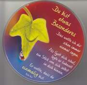 Blechuntersetzer "Du bist etwas Besonderes" Blechuntersetzer "Du bist etwas Besonderes"