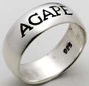 Fingerring "Agape" - Unigröße Fingerring "Agape" - Unigröße