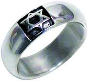 Fingerring "Davidstern" - 19 mm Fingerring "Davidstern" - 19 mm