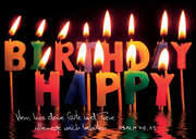 Postkarte "Happy Birthday - Herr, lass deine Güte..." - 5 Stück Postkarte "Happy Birthday - Herr, lass deine Güte..." - 5 Stück