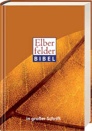 Elberfelder Bibel in großer Schrift, Motiv Blatt Elberfelder Bibel in großer Schrift, Motiv Blatt