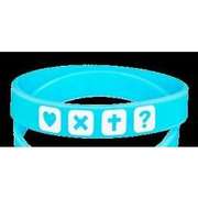 Armband "Die4Punkte" - hellblau, 19cm Armband "Die4Punkte" - hellblau, 19cm