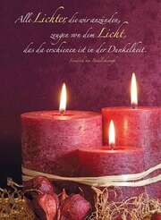 Friedrich von Bodelschwingh - Postkarten: Alle Lichter, die wir anzünden, 4 Stück Postkarten: Alle Lichter, die wir anzünden, 4 Stück