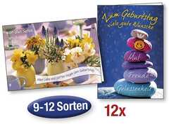 Spar-Paket: 12 Faltkarten "Geburtstag" Spar-Paket: 12 Faltkarten "Geburtstag"
