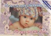 Faltkarten Geburt - 5 Stück Faltkarten Geburt - 5 Stück