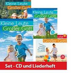 Kleine Leute - Großer Gott - Liederbuch + 5 CDs