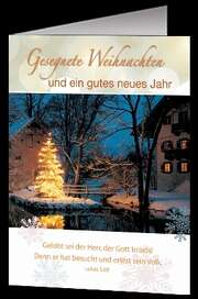 Faltkarten Weihnachten, 5 Stück Faltkarten Weihnachten, 5 Stück