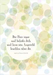 Dietmar Reichert - Postkarten: Der Herr segne und behüte dich, 4 Stück Postkarten: Der Herr segne und behüte dich, 4 Stück