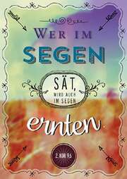 Dietmar Reichert - Postkarten: Wer im Segen sät, 4 Stück Postkarten: Wer im Segen sät, 4 Stück
