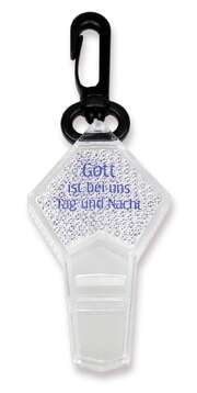 Reflektor-Pfeife - transparent Reflektor-Pfeife - transparent