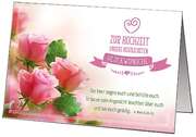 Faltkarten Hochzeit, 5 Stück Faltkarten Hochzeit, 5 Stück