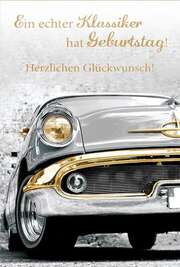 Doppelkarte "Echter Klassiker" - Geburtstag Doppelkarte "Echter Klassiker" - Geburtstag